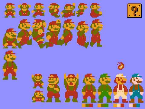 SMB1  sprites