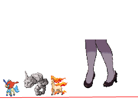 what are the pokemon running away from?