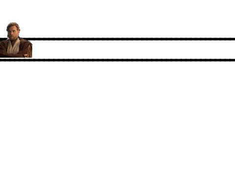 Obi Wan Drawing Lines
