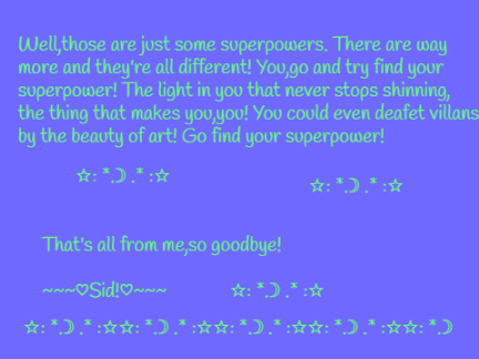 ♡!Finding your superpower!♡