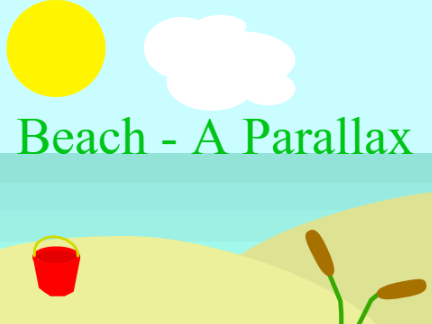 ✦ beach ~ a parallax ✦