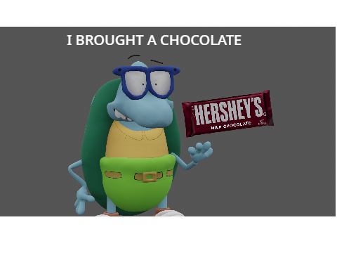 I brought a chocolate