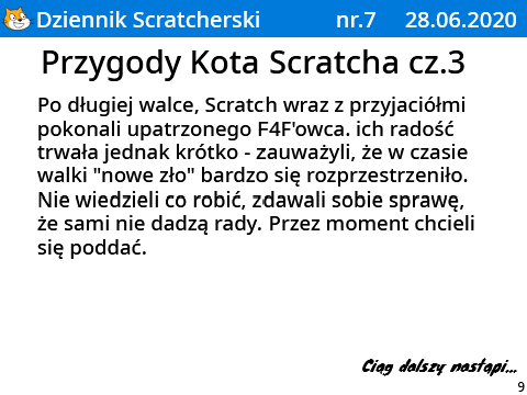 Dziennik Scratcherski - nr 7 (28.06.2020)