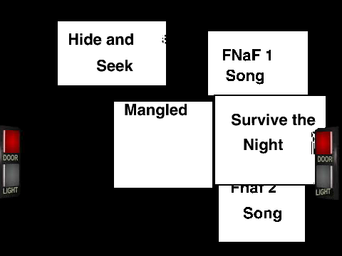 Five Nights at Freddy's song combo on the tablet