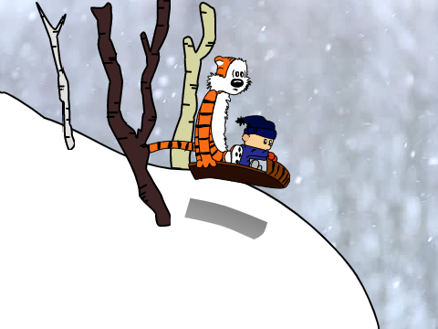 >Calvin&Hobbes< A parallax