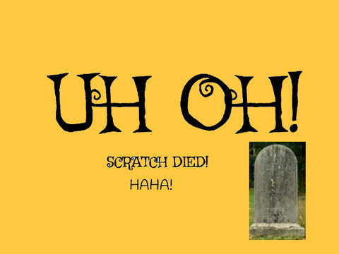 Scratch cat gets *Ran over* 