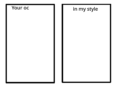 Your OC in my style.