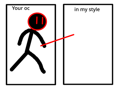 Your OC in my style.