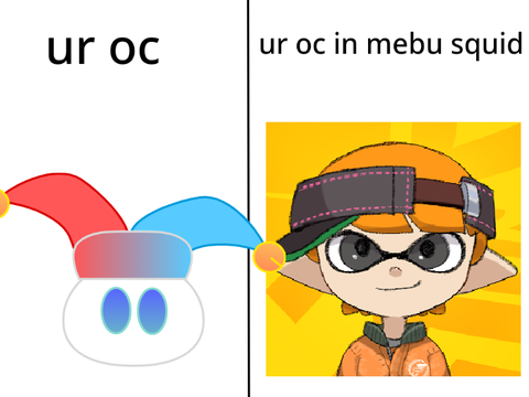 give me ur oc then I will make you in medu squid style remix