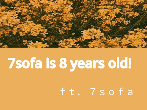 7 sofa is 8 years old!
