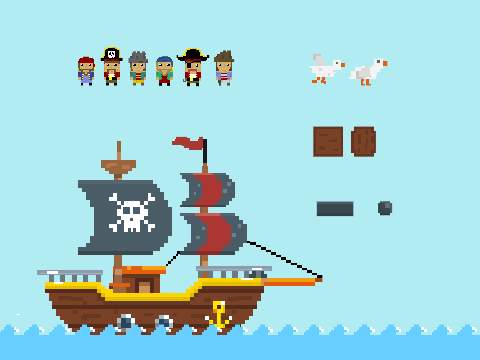 Pixel Pirate asset pack