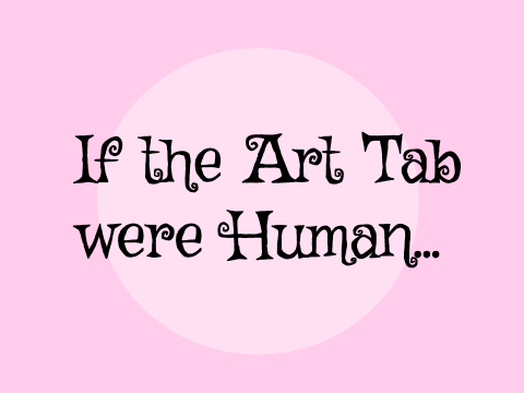 Scratch Art Tab Reimagined as a Human