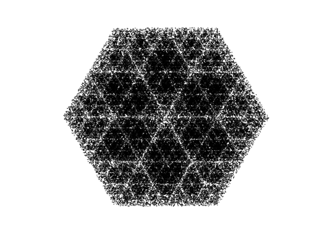 "Chaos Game" Fractal Generator