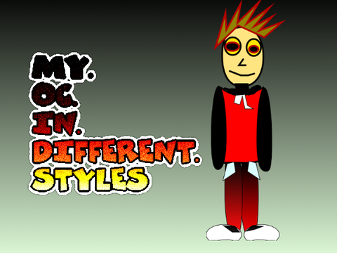 MY OC IN DIFFERENT STYLES