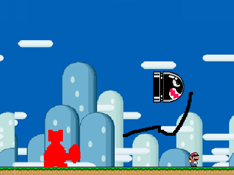 add yourself running from rainbow koopa cannon