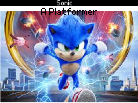 Sonic || A Platformer