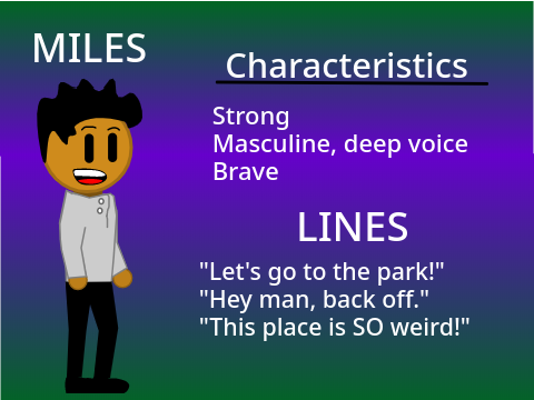 DIMENSIONS - Voice Auditions! Miles & Adam