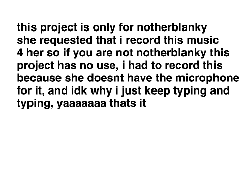 music for notherblanky 