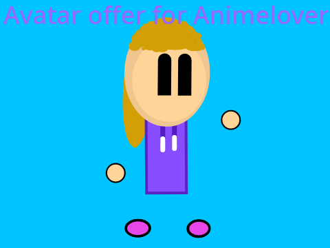 Avatar offer for AnimeLover