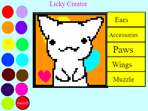 Licky cat creator!!!