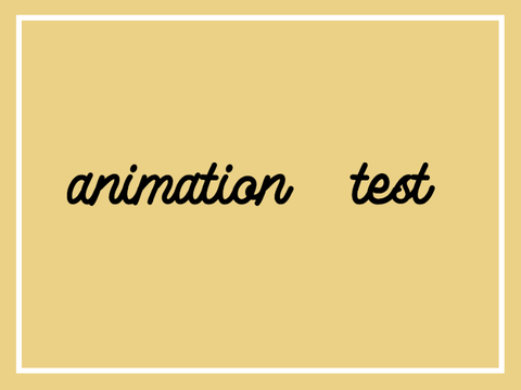 animation test+new oc