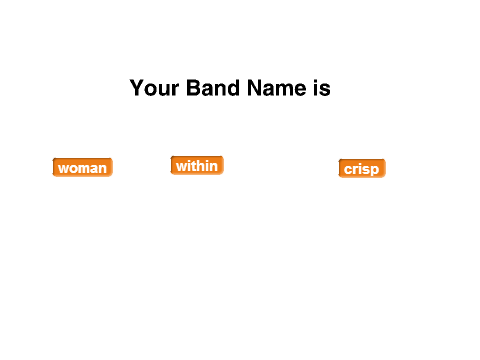 Random Band Name Generator