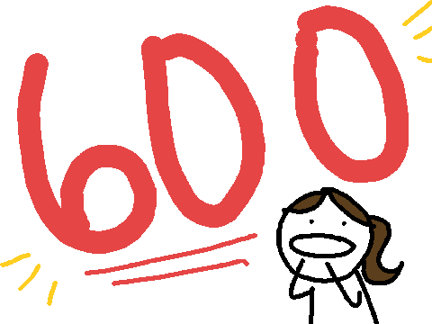 thanks for 600 followers!! + art and updates