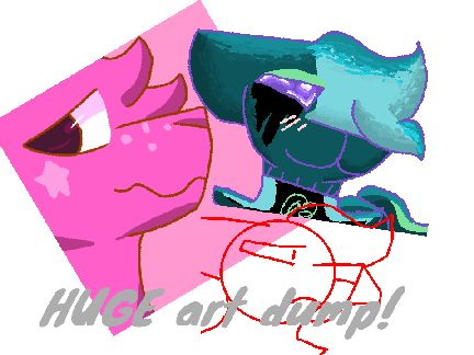 huge art dump