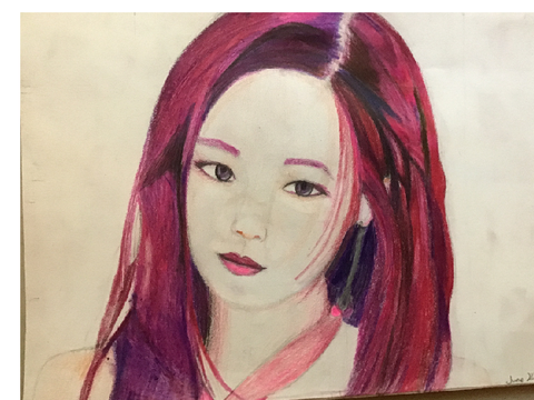 Blackpink Rosé drawing! (Pls rate)