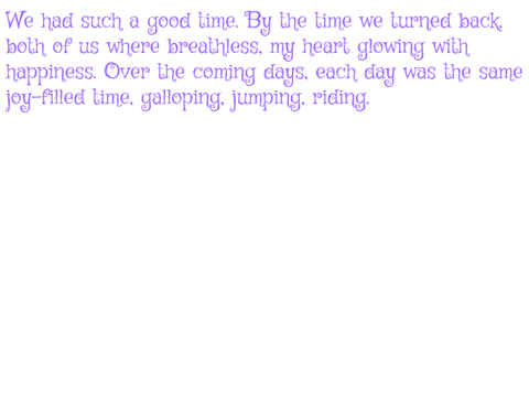 Cosmic's destiny: a horse story 
