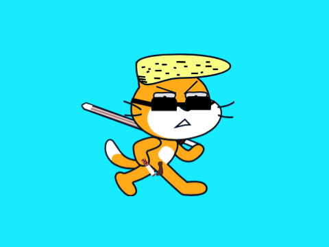 ヤンキー猫素材