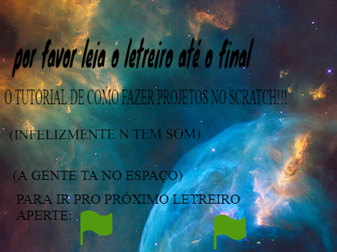 TUTORIAL DE COMO FAZER PROJETOS NO SCRATCH!