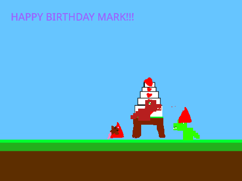 Dinosaur platformer(For my little bro)