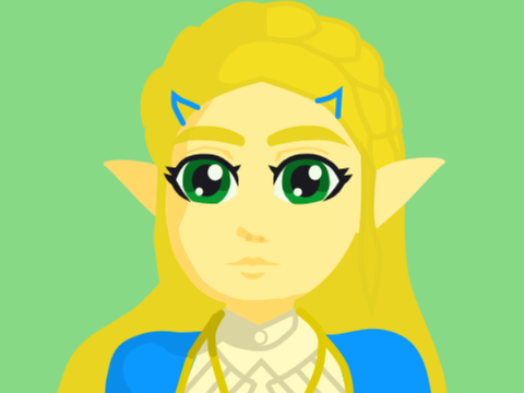 BotW Zelda Art - Recolor