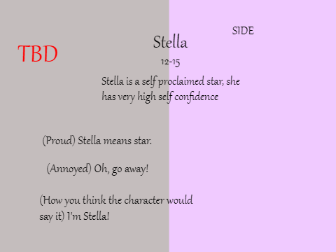 June and Stella Audition