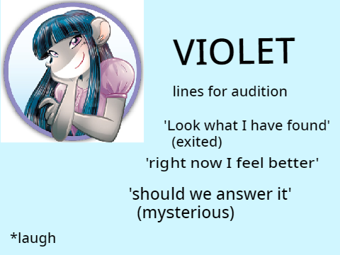 Violet Audition 