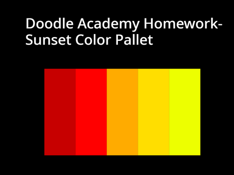 Sunset Color Pallet