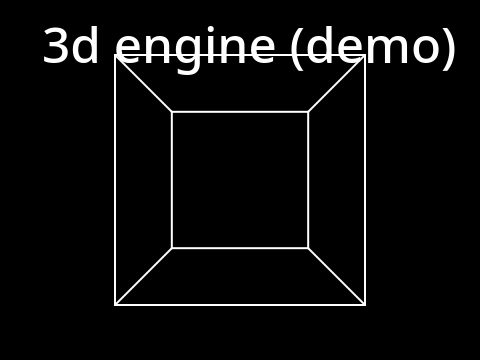 3d engine (demo)