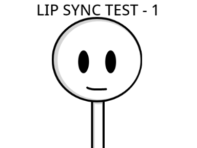 Lip sync test - 1