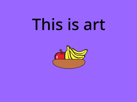 This is art