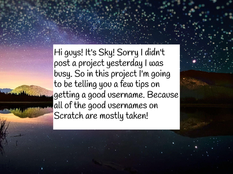 Tips On: Getting A Good Username