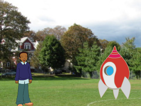 tom goes to the moon