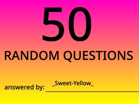 50 random questions remix