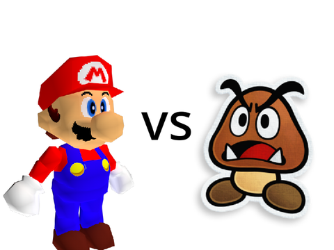 SK64 vs. Paper Goomba