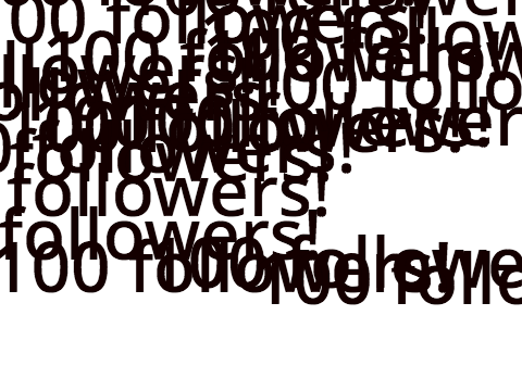 100 Followers!!