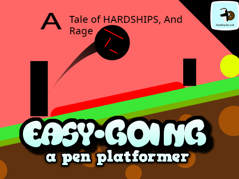 Easy-Going: A Shaking Mobile Friendly Pen Platformer Game