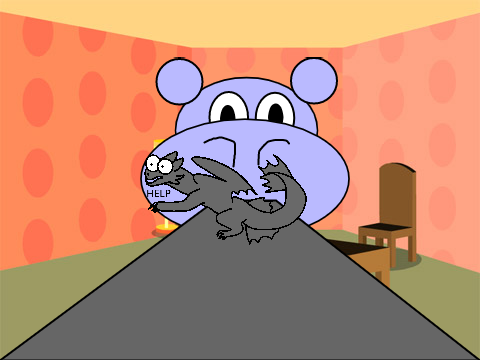 add yourself eaten by giant hippo remix