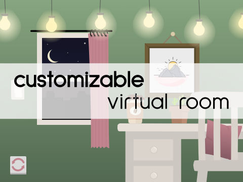 ✰ customizable virtual room ✰