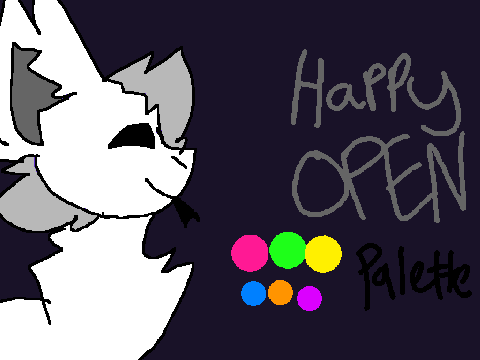 Happy || Open palette map || minor language warning