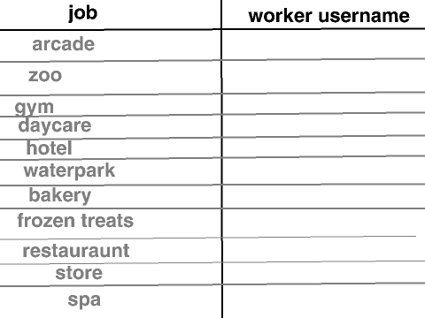 job sign-up #1